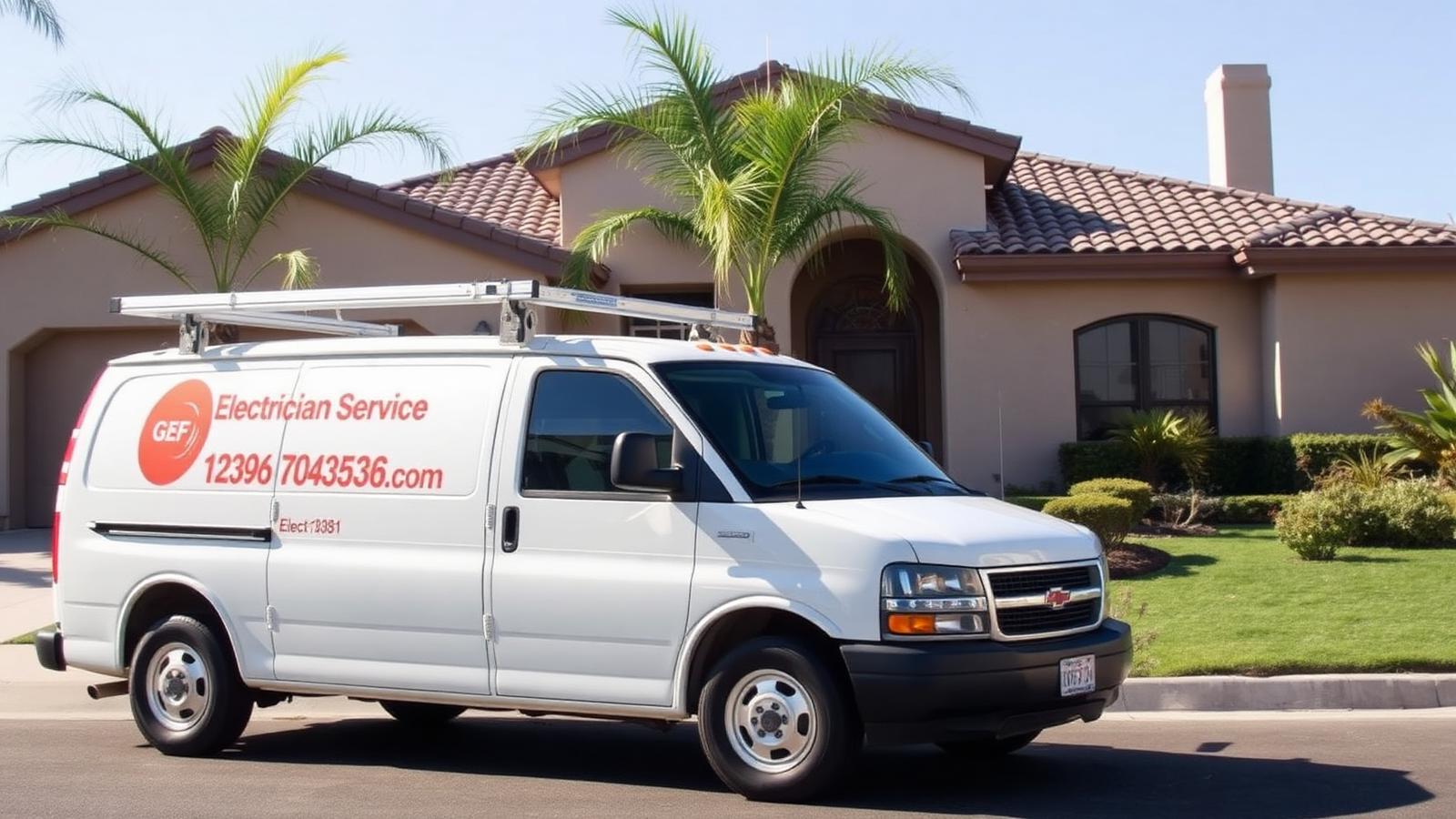 TruSpark service van in San Diego